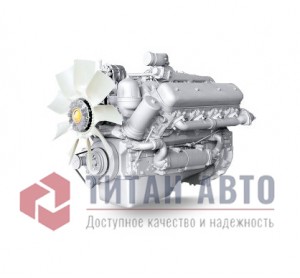 Двигатель Российского производства-7512.10-04 без КПП и сц. (360 л.с.)